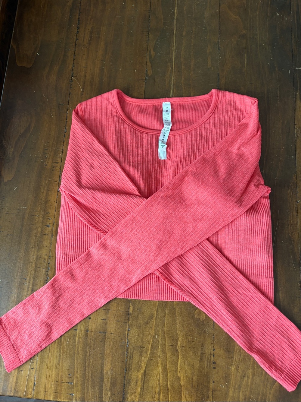 Lululemon ebb to street cropped long sleeve